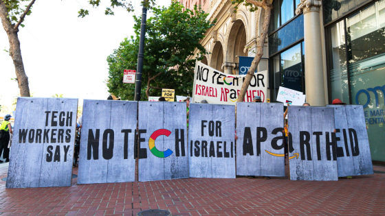 بسبب مشروع nimbus الإسرائيلي.. إضرابات في غوغل وأمازون لتعاونهما مع الاحتلال