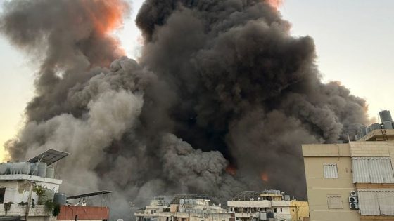 لبنان..غارات عنيفة على الضاحية الجنوبية بيروت و الهدف حسن نصر الله